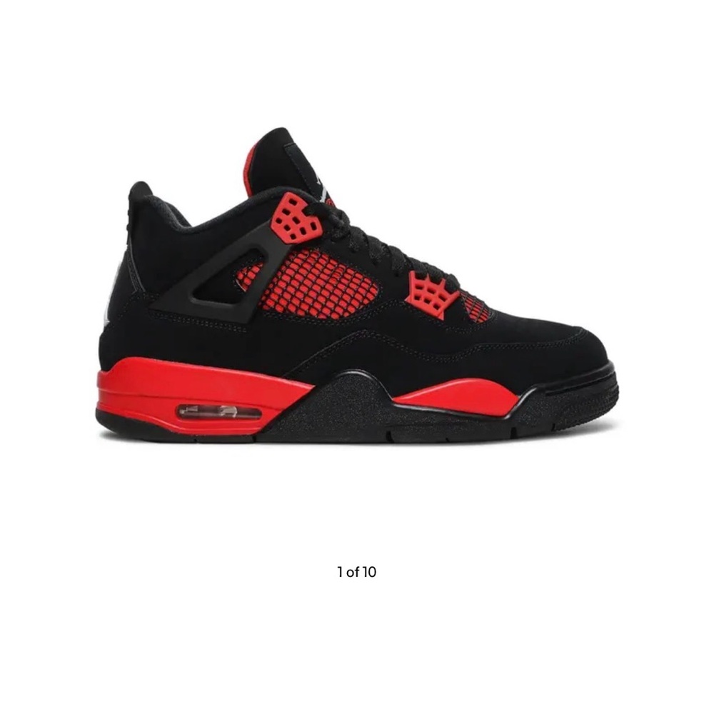 Jordan Black and Red Men's Shoes
